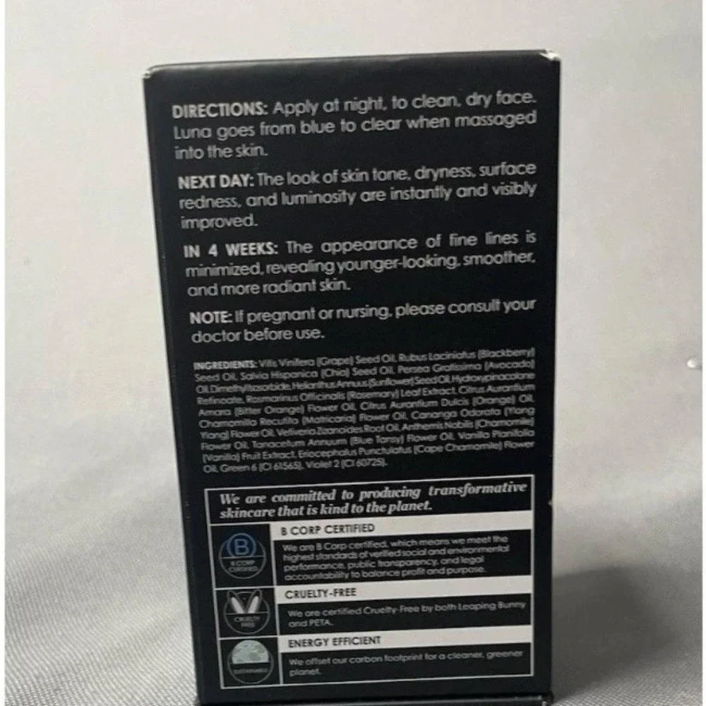 Sunday Riley Luna Sleeping Night Oil Full size NIB